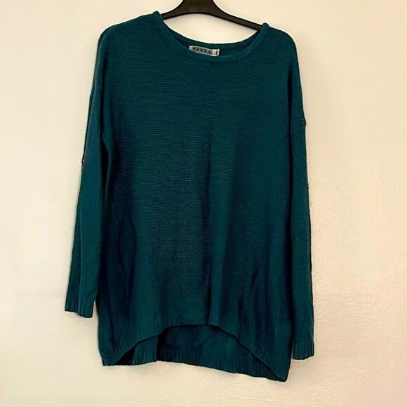 VTG Rehab knit sweater with sequin embellished elbows‎ sz M - Picture 1 of 4